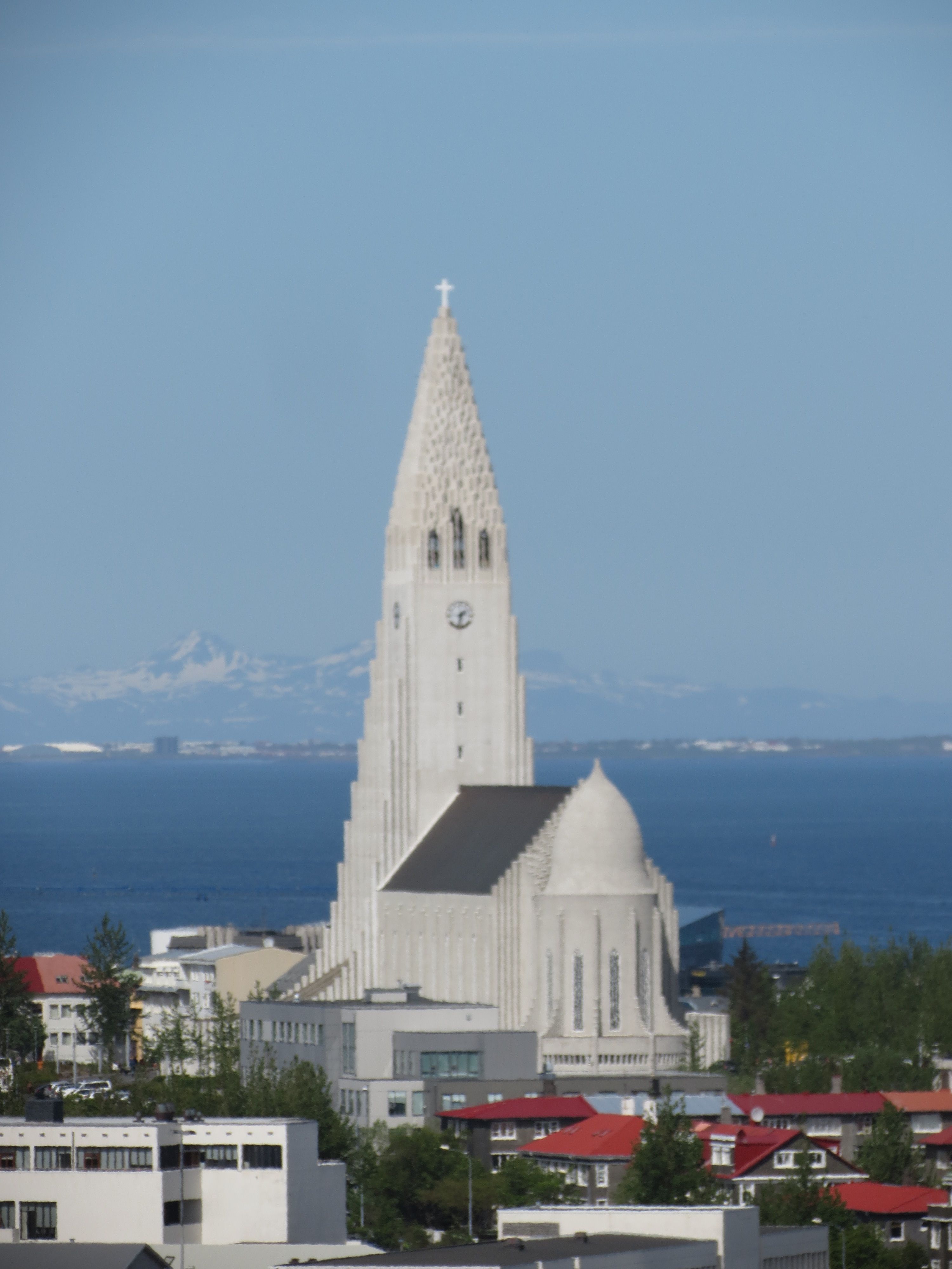 Hallgrimskirkja from atop The Pearl