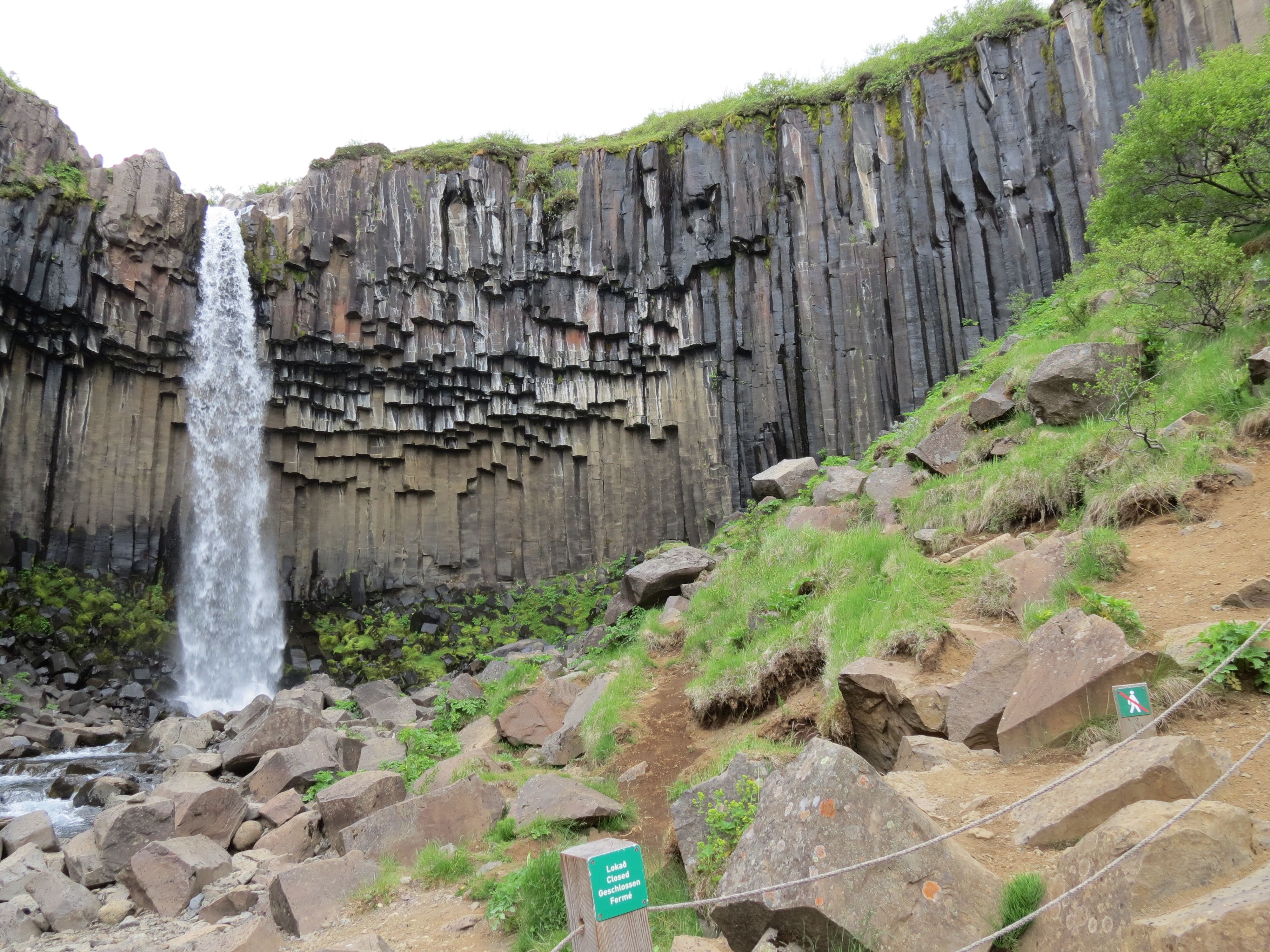 Svartfoss waterfall