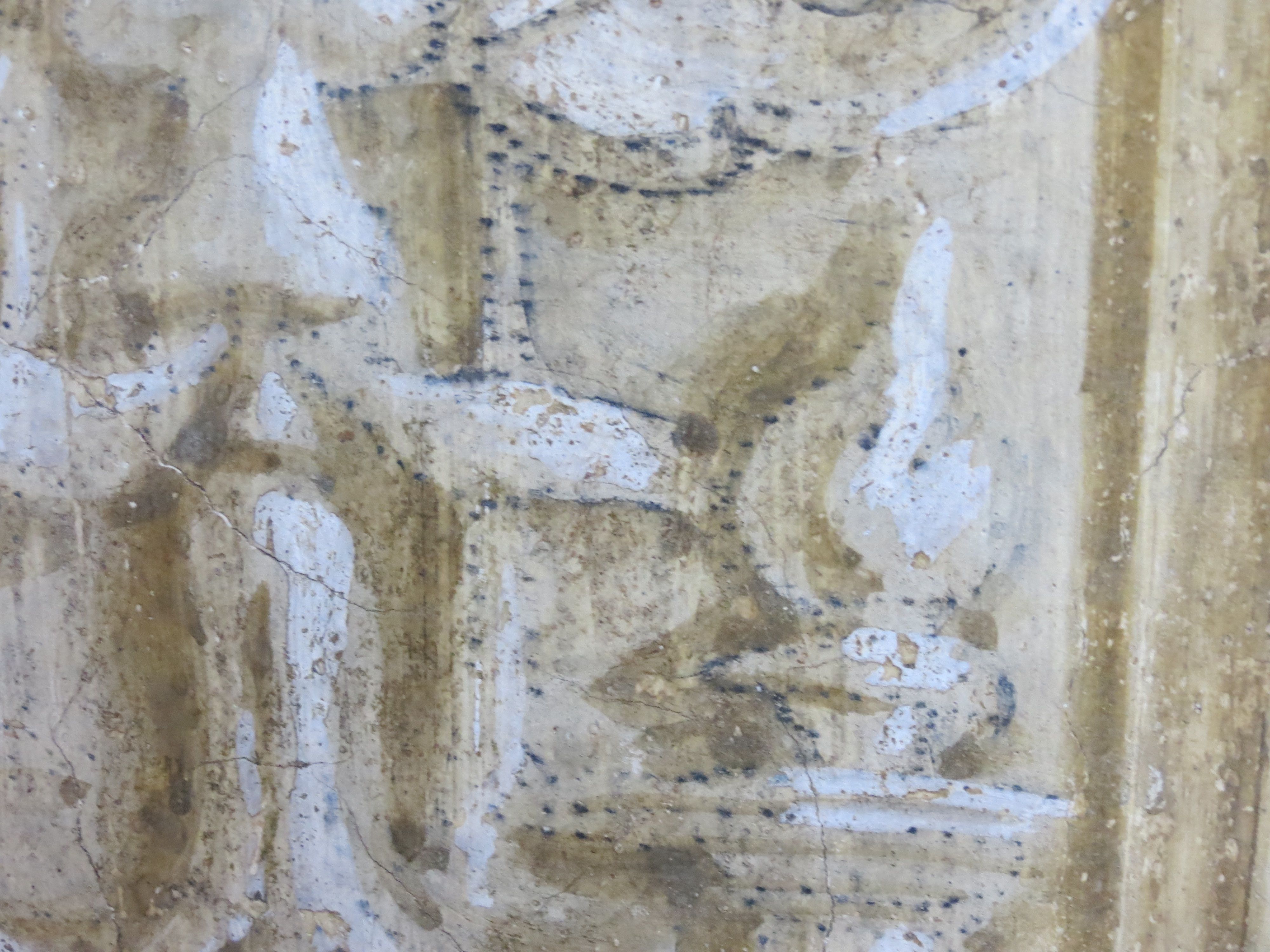 Outlining a path in a fresco