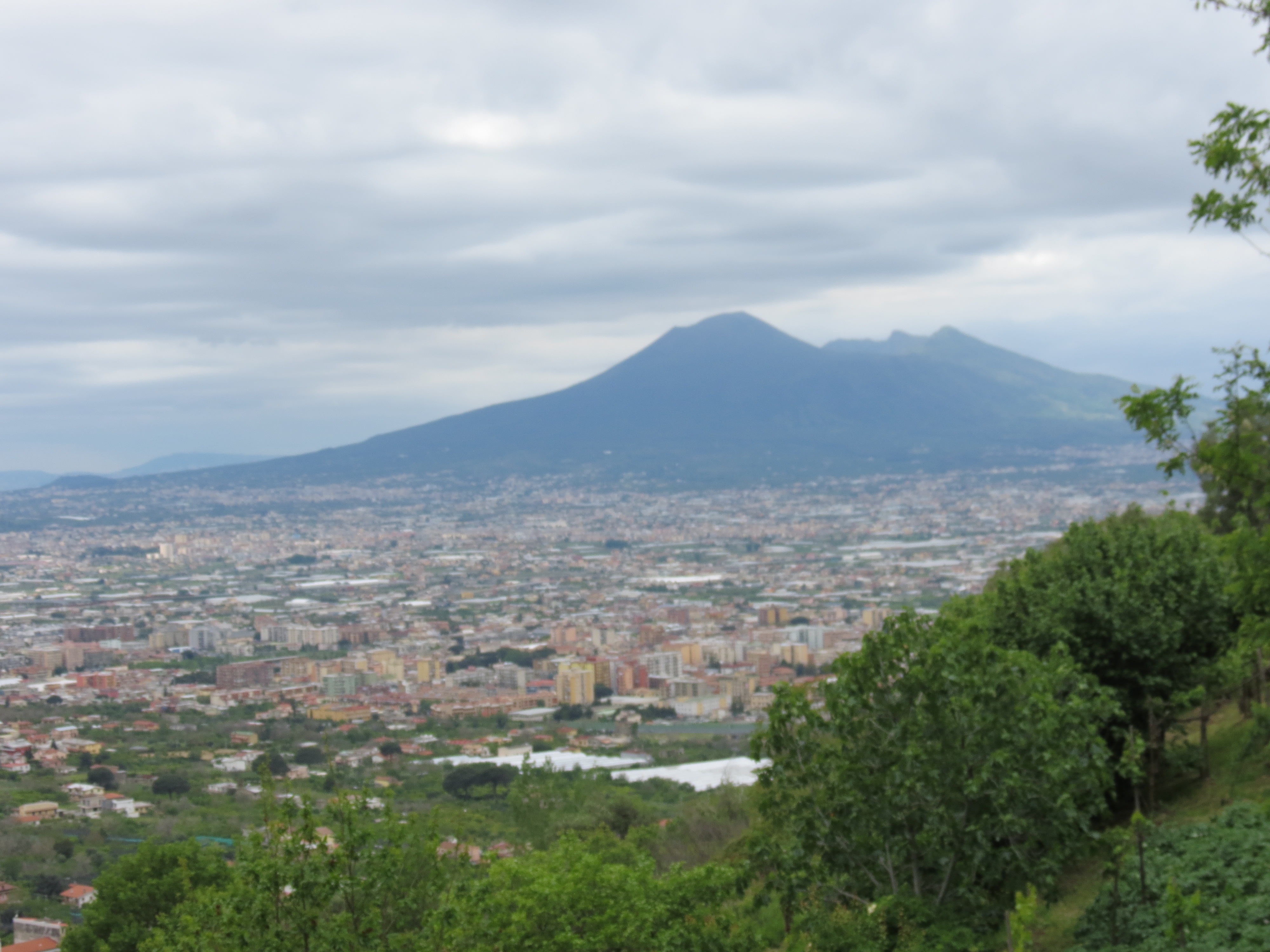 Vesuvius from Monti Lattari